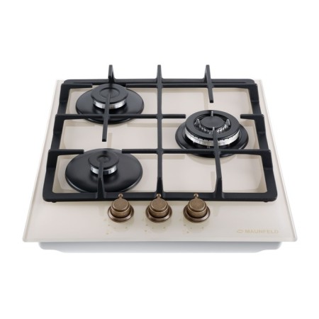 Hlect surface Maunfeld EGHG.43.33cbg.r/G, gas, 3 burners, beige-10