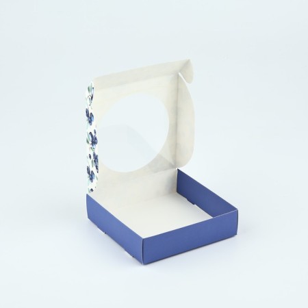 Boxing box with low sides "Berries", 11 × 11 × 3 cm-4