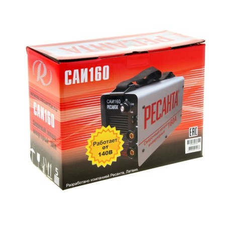 SAI 160 welding machine "Resanta", inverter, 140-240 in-3