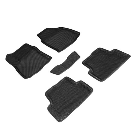 Rugs EVA 3D "SOTS" in the salon for Chevrolet Aveo II 2011-n.