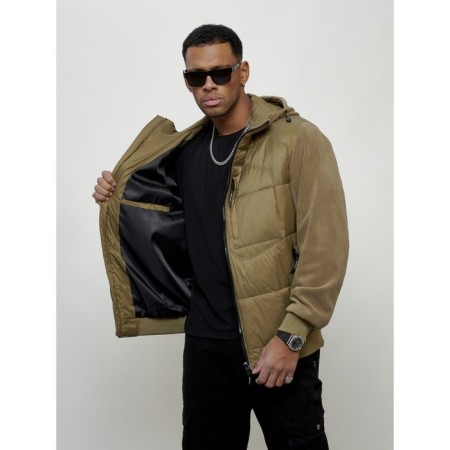 Sports male jacket, size 50, mustard color-4