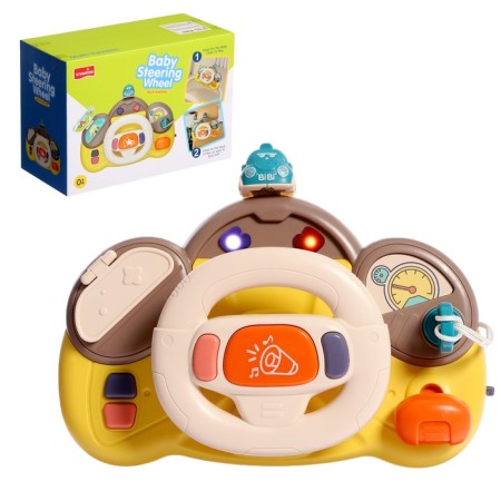 Musical steering wheel "machine", light, sound effects