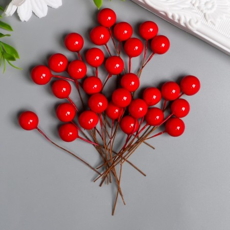 Stream for flowers "Red ball" d = 1.2 cm 6x1.2x1.2 cm-2
