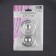Picking for curtains "Shiny circle", d = 4.5 cm, white color