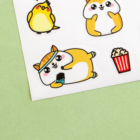 Paper stickers "Homa", 11 × 16 cm-1