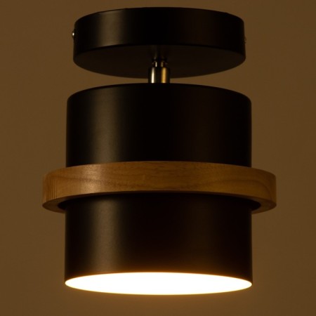 Spot "Asver" E27 40W black 16x16x18 cm-2