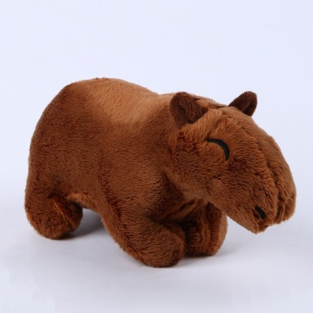 Soft toy "Capybara", 20 cm, dark brown color-1