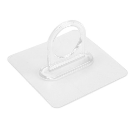 Holder with an adhesive surface of the tundra, d = 25 mm, 68x68 mm, transparent-11