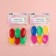 Nithevdelvyniki, 4 × 2 cm, 6 pcs, colorful color