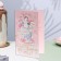 Postcard "Favorite granddaughter!" Glitter, Congrev, Cake, 12.5x19.4 cm