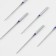 Needles for household sewing machines, microtx, No. 70, 5 pcs