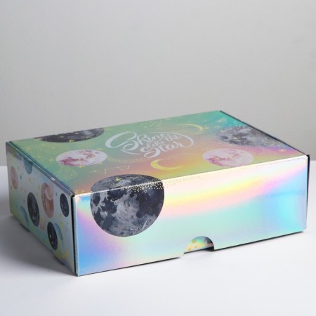 Gift folding box, packaging, “Shine”, 30.5 x 22 x 9.5 cm-1