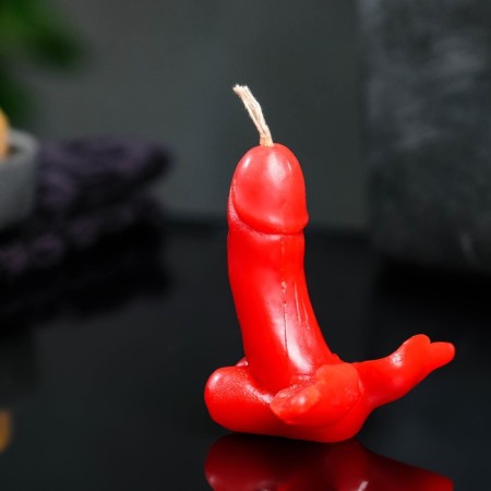 Figure candle "Favorite with wings" red 7.5cm-1