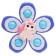 Twal for a bath on a suction cub "Lovely animals", mix