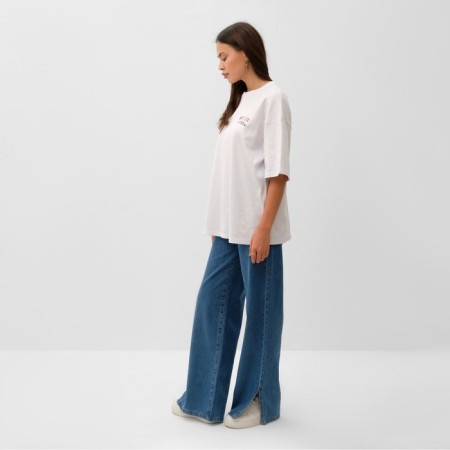 Women's T -shirt MIST Rainbow p. S-m, white-4