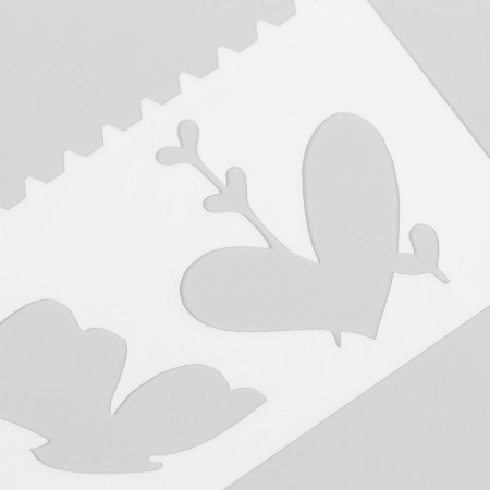 A stencil with curly edge "Summer" set of 8 pcs 18.3x5.5 cm-2