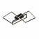 Ceiling light mantra mural, LED, 3840LM, 3000K, 700x600x190 mm, black color
