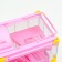 The cage for rodents "Pigzon", 31 x 24 x 46 cm, pink