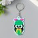 Trick rubber "Oblushka in a hat with ears, with a gift" 6x3.5 cm