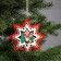 Christmas tree toy "Star with a Nutcracker", from batteries, a glow of warm white