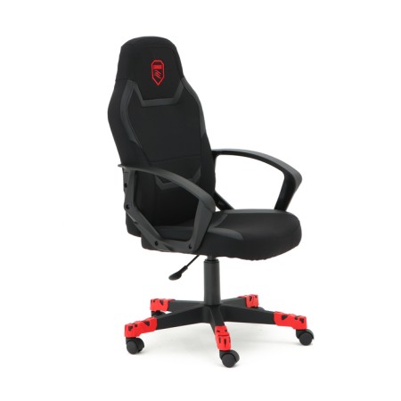 Playing chair "zombie 100" eco -leather/fabric, black-7