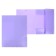 A4, 500 μm elastic band, calligrata, Pastel, Koreshka 20 mm, up to 150 sheets, embossing "sand", lavender