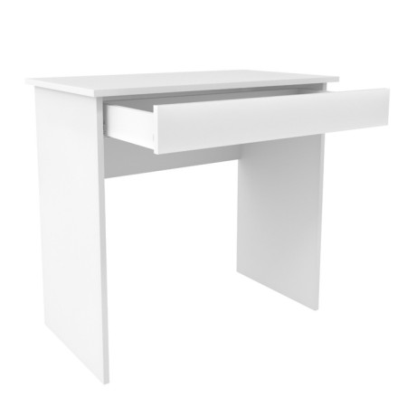 Computer table with a box, 800 × 450 × 750 mm, white color-1