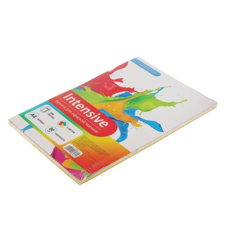 Color A4 paper, 100 calligrata sheets intensive, 5 colors, 80 g/m²-1