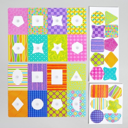 Velcro game "Figures" (according to the methodology of Segen)-2