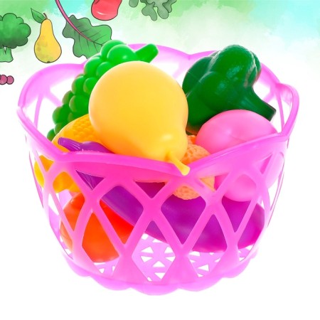 Set of products "Fruits and vegetables in the basket", 11 objects, mix-5