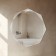 Mirror, wall, with sandblasting graphics, 50 × 50 cm