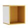 Hall-shelf 47, 330 × 210 × 330 mm, mustard color