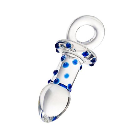 Anal plug Sexus Glass, glass, transparent, 14 cm, d = 3.5 cm-1