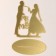 Topper "newlyweds", color gold