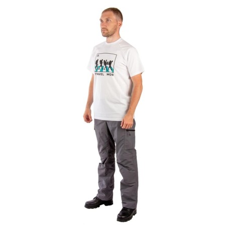 T-shirt Payer Travel Mob, Cotton, White, Rr. L-3
