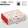 Gift folding box, packaging, “with love”, 16.5 x 12.5 x 5 cm