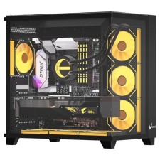 Корпус Formula Crystal Z9 FLOE черный без БП ATX 2xUSB3.0 audio bott PSU