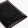 Cover for passport, black color