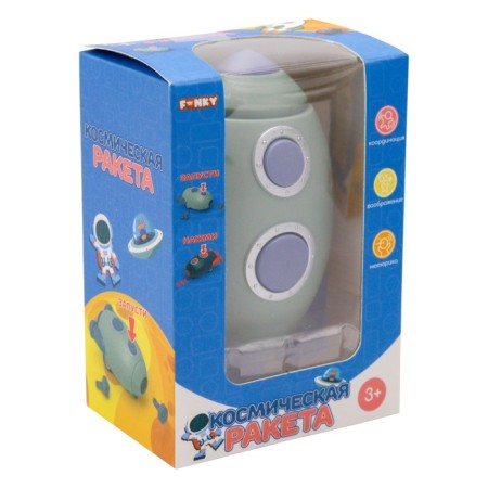 Developing Funky Toys toy "Space Rocket", with an inertial mechanism, mix-7