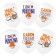 Shar Latex 12 “Happy Birthday, Smile!”, White, pastel, 1 tbsp., Set 25 pcs.. mix