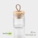 Glass jar for spices with bamboo lid Bellatenero Eco, 50 ml, 4.5 × 6.2 cm
