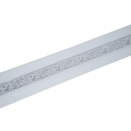 Bar for the cornice "grace", height 7 cm, length 25 m, color silver, white