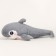 Soft toy "Shark", 60 cm, gray color