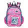 Frame backpack 35 x 28 x 15 cm, Across 178, filling: bag, pencil case, pink ACR22-178-5