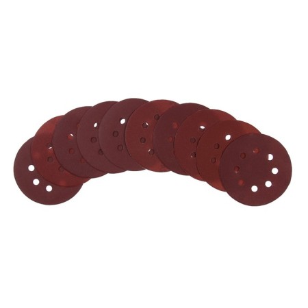 Circle of abrasive grinding under the "Velcro" tundra, perforated, 125 mm, P240, 10 pcs.-4