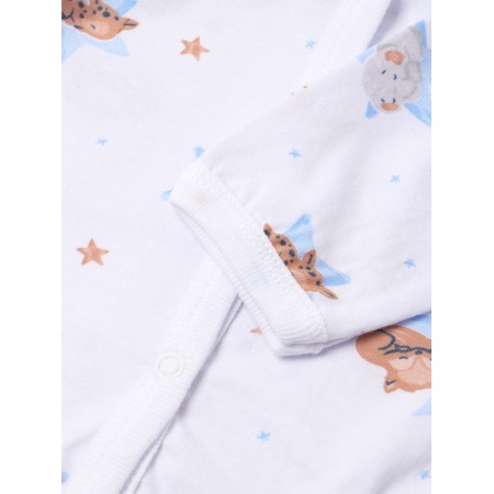 Body baby with long sleeve "Dream", Milk/Blue color, height 62-2