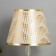 Table lamp "Atomic" 1x40W E27+LED 5W Gold 25x25x38cm