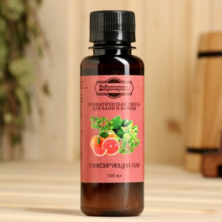 Fragrance for a bath and bath "Toning steam" natural, 100 ml "Dobroparov"-3