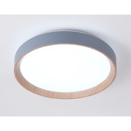 LED ceiling LED with Ambrella Light, Design, FZ1320, LED, 41 W, 3075LUM, 3000-6400K, Gray, Light Wood-3