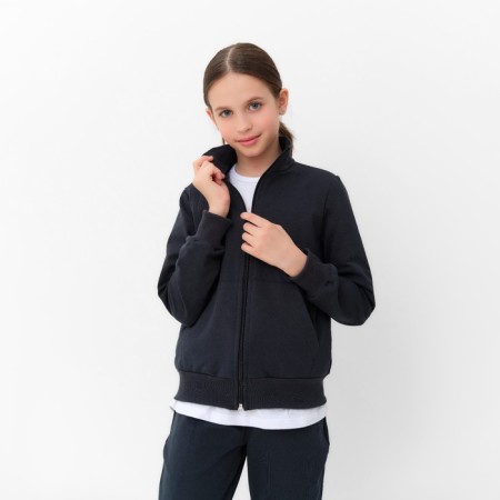 Children's costume (sweatshirt, trousers) minku color graphite, height 164 cm-12